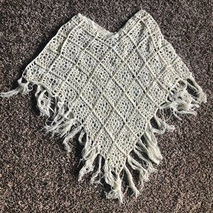 Knitted poncho